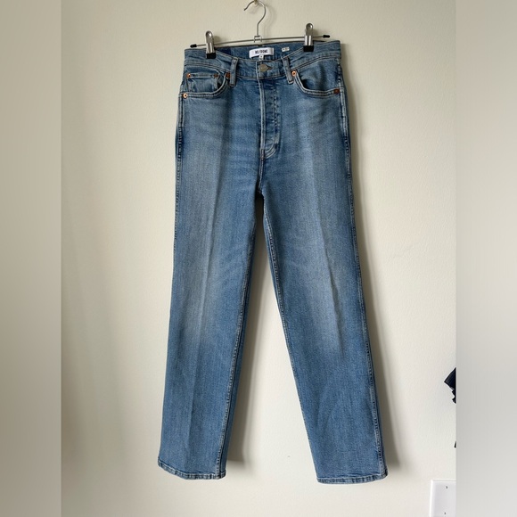 RE/DONE 90s High-Rise Loose Straight-Leg Jeans 26 - Picture 7 of 11